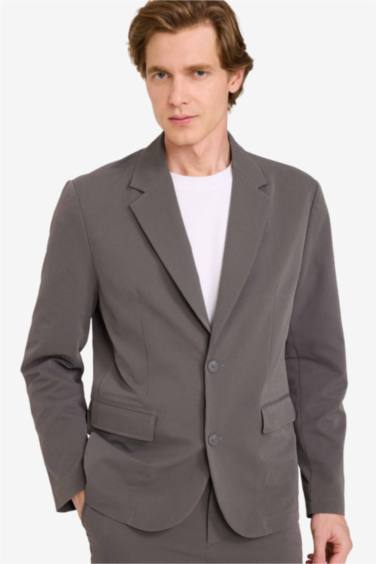 Modern Fıt Krinkıl Blazer Ceket