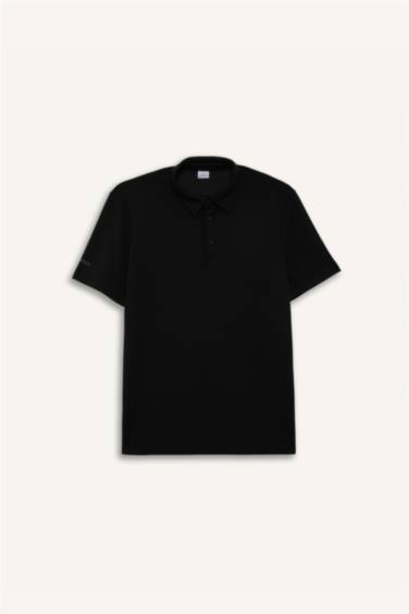 تيشيرت بولو رياضي منسوج قصة عادية من DeFactoFit