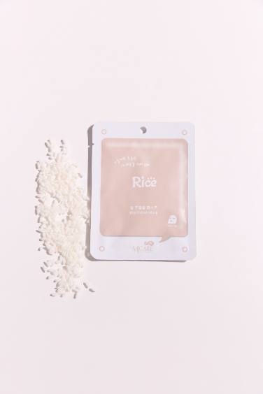 Mjcare On Rice Extract Mask 22gr – Pirinç Özlü Aydınlatıcı & Nemlendirici Yüz Maskesi