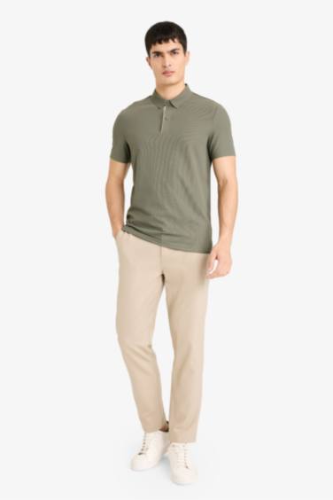 Футболка поло Slim Fit с коротким рукавом