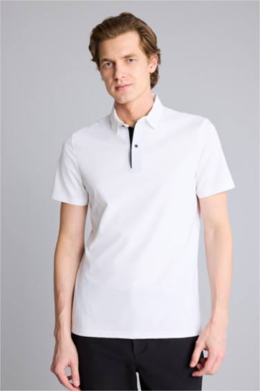 Esnek Kırışmaz Slım Fıt Polo Tişört