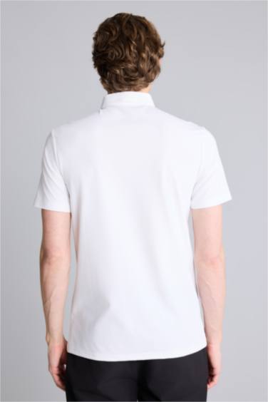 Esnek Kırışmaz Slım Fıt Polo Tişört - Görsel 6