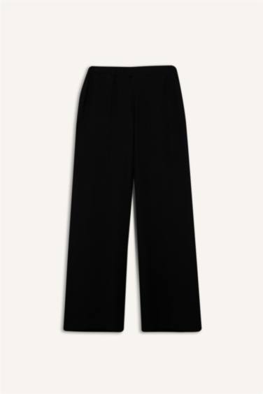 Regular Fit Crinkle Fabric Trousers