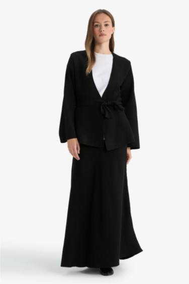 A Kesim Maxi Triko Etek