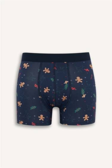 Yılbaşı Temalı Regular Fit Boxer