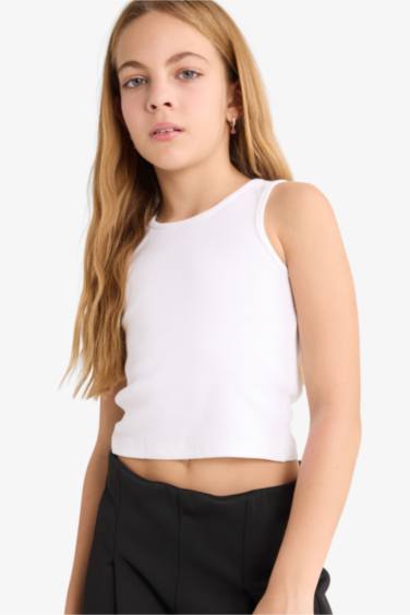 قميص بناتي ردن طويل أوكسفورد قصة عادية