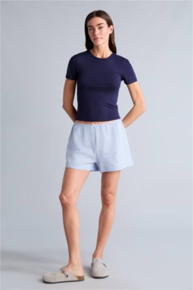 Basic Kısa Kollu Tişört - Görsel 2