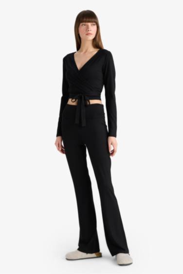 İspanyol Paça Tayt Pantolon-Fall in Love Loungewear