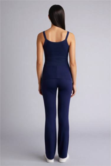 İspanyol Paça Tayt Pantolon - Görsel 5