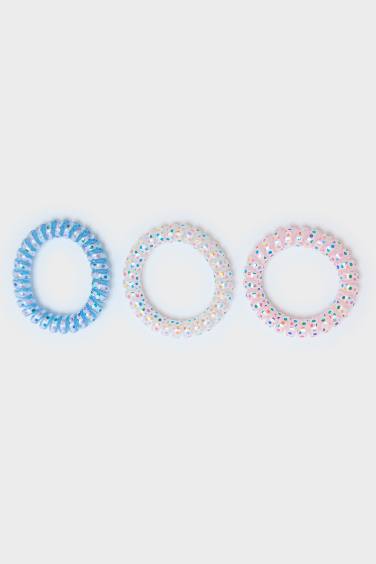 Kadın 3'lü Spiral Lastik Toka