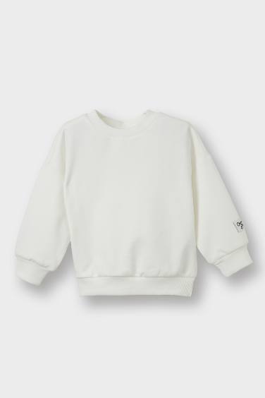 Baby Boy Basic Sweatshirt Sweatpants 2 Piece Set