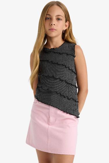 بلوزة بناتي كت قصة مريحة