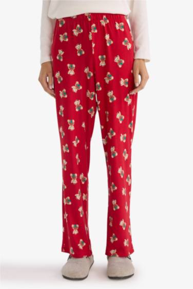 Yılbaşı Temalı Regular Fit Uzun Kollu Üst Uzun Alt-Fall in Love