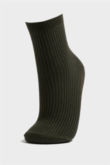 Girl 5 Piece Cotton Long Socks