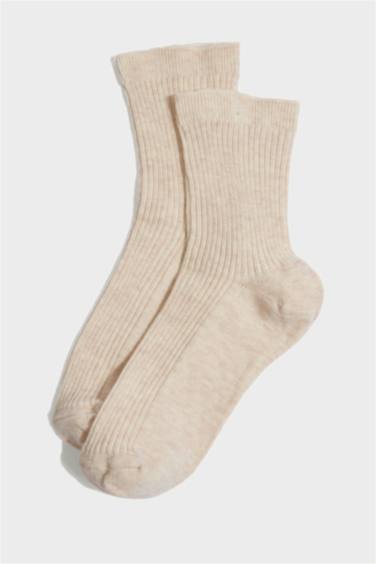 Girl 5 Piece Cotton Long Socks