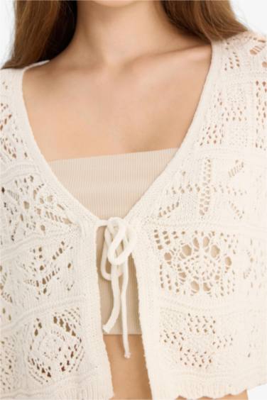 سترة قصة عادية بياقة V