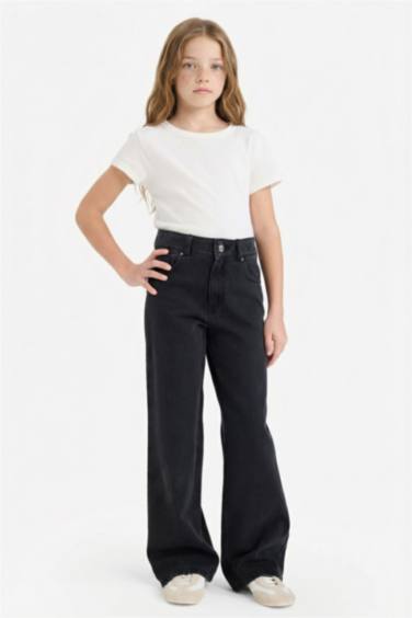 سروال بنات واسع ستايل التسعينات