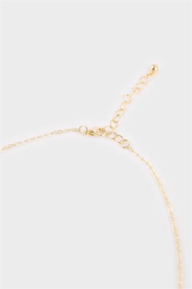 Collier avec détail œil vert pour femme