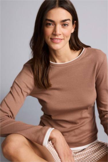 Regular Fıt Ribana Üst