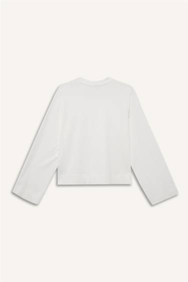 %100 Pamuk Regular Fıt Uzun Kollu Tunik - Görsel 8