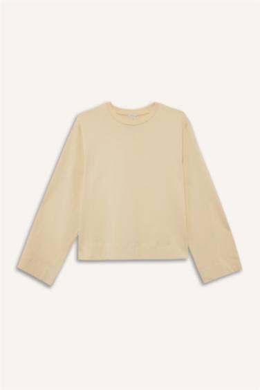 %100 Pamuk Regular Fıt Tişört Tunik - Görsel 6