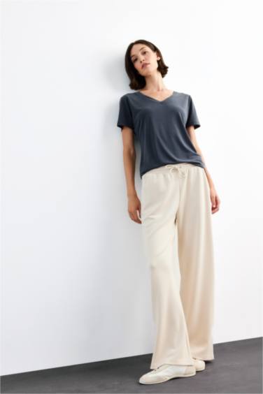 V-Neck Modal Short Sleeve T-Shirt