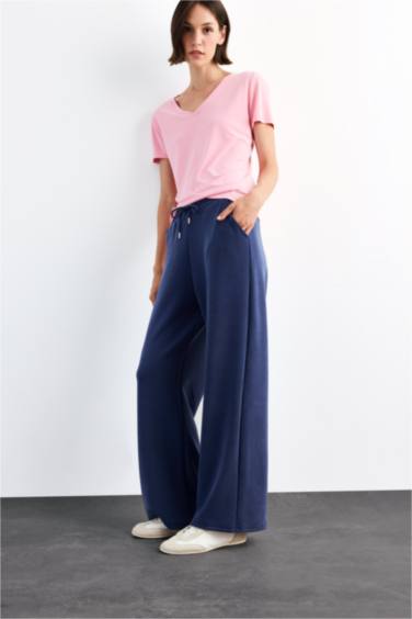 تيشيرت نص ردن محبوك بياخة V