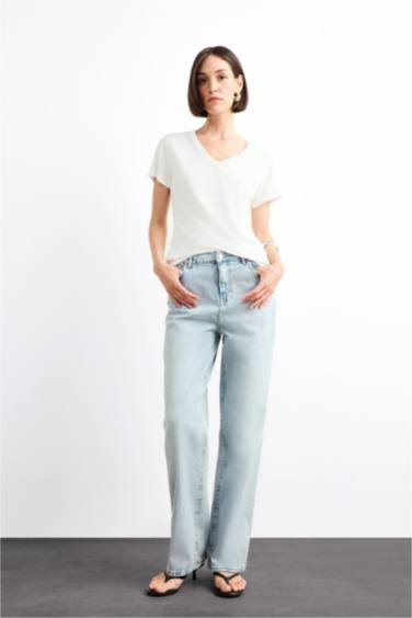 V-Neck Modal Short Sleeve T-Shirt