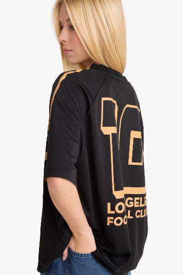 Coool MLS Oversize Geniş Kalıp Sırt Baskılı Kısa Kollu Tişört