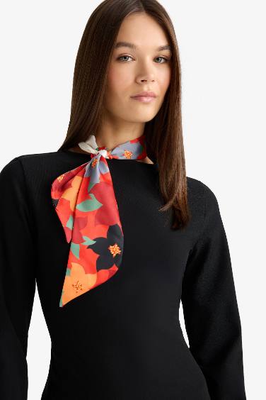 Woman Patterned 2 Piece Scarf