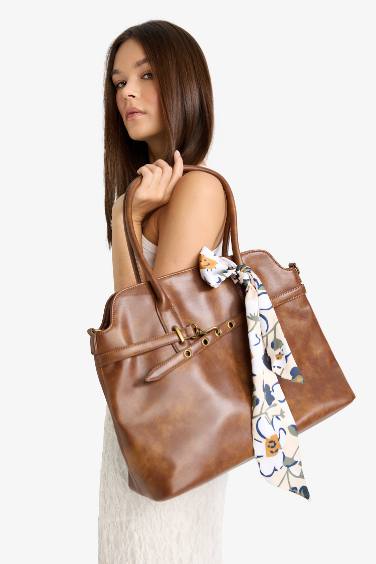 Woman Patterned 2 Piece Scarf