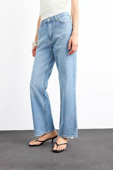 بنطرون جينز باجي فيت