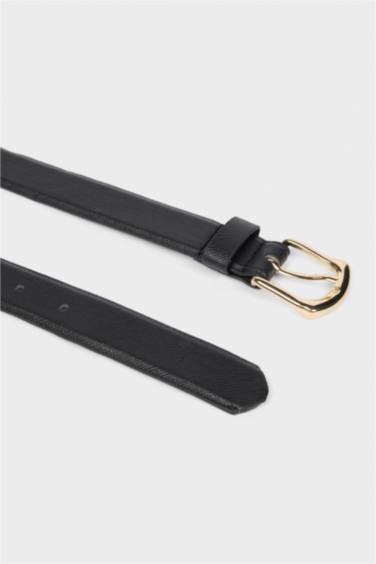 Kadın Suni Deri Jean Kemeri