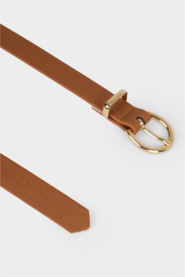 Kadın Suni Deri 2'li Günlük Kemer