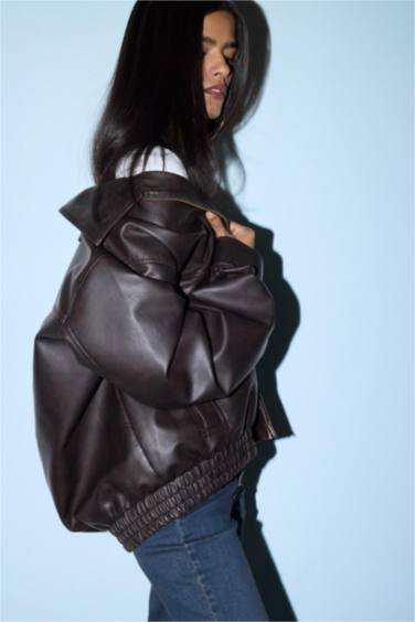 Dad Fit Suni Deri Mont