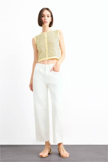 Crew Neck Knitwear Vest