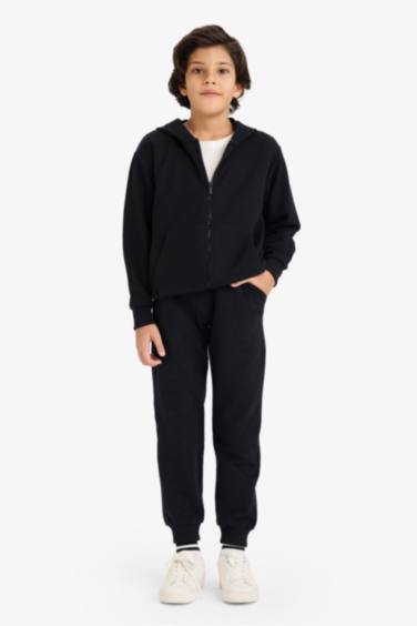 بنطرون بجامة رياضي ولادي قصة عادية وخصر مطاطي