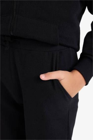 بنطرون بجامة رياضي ولادي قصة عادية وخصر مطاطي