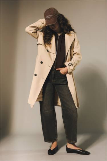 Regular Fıt Trençkot - Görsel 2