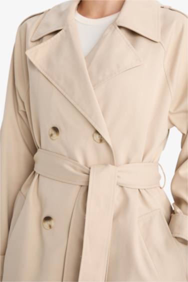 معطف ترانش كوت قصة مريحة مقاوم للماء