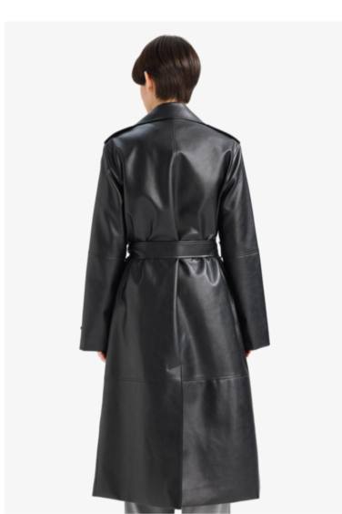 Suni Deri Trençkot - Görsel 10