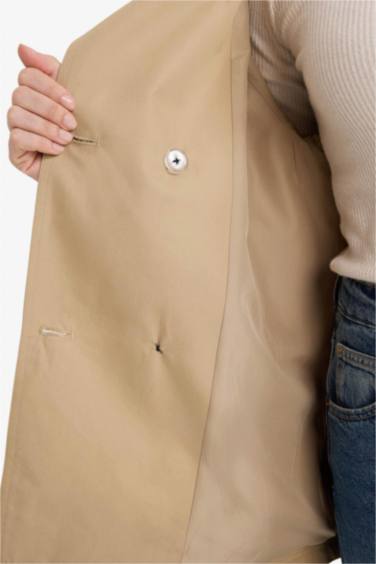 Regular Fıt Trençkot - Görsel 6