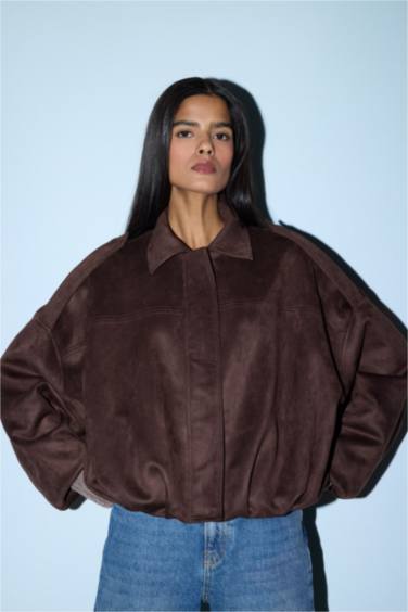 Водонепроницаемая замшевая куртка Regular Fit