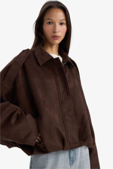 Водонепроницаемая замшевая куртка Regular Fit