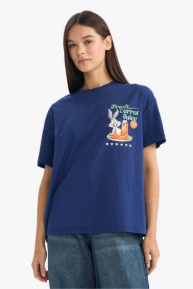 Looney Tunes Oversize кең пішімді суретті қысқа жеңді футболка