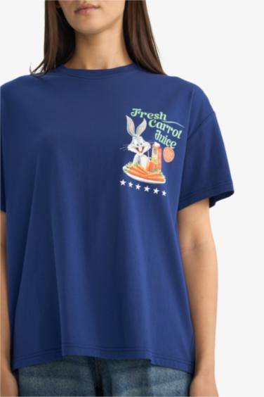 Looney Tunes Oversize кең пішімді суретті қысқа жеңді футболка