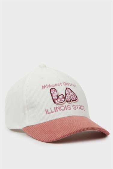 شفقة بناتي مخمل مضلع مطرز