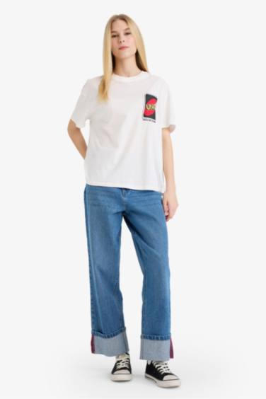 Футболка Oversize с принтом