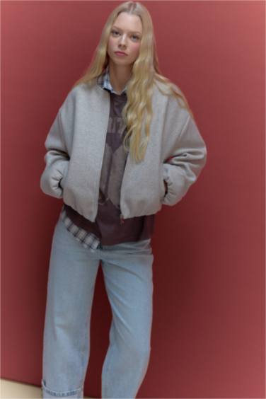 Manteau en laine Coupe régulière