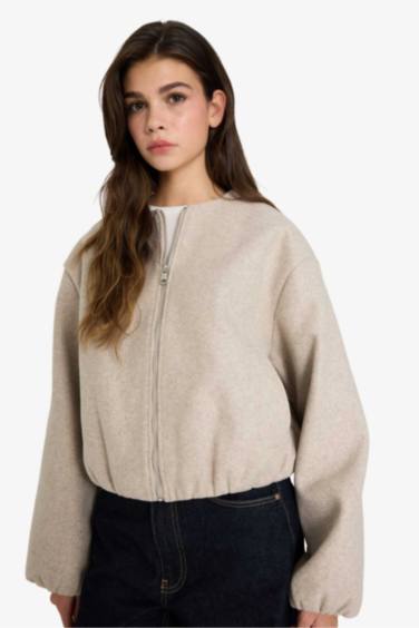 Manteau en laine Coupe régulière